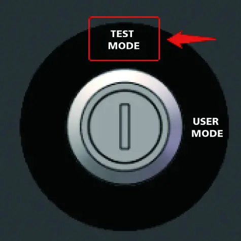 Showven Circle Flamer - Switch safety lock to TEST MODE