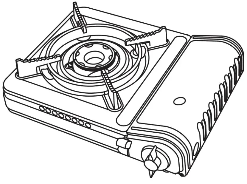 TAYAMA TGS 300 Butane Gas Portable Stove -