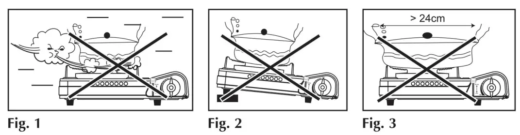 TAYAMA TGS 300 Butane Gas Portable Stove -fig1