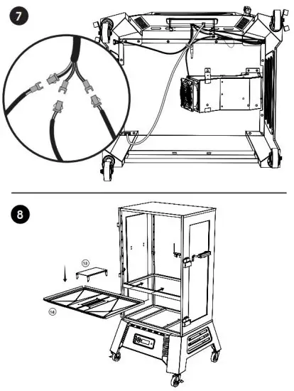 MASTERBUILT CS40G1DW Digital Charcoal Smoker -AAs