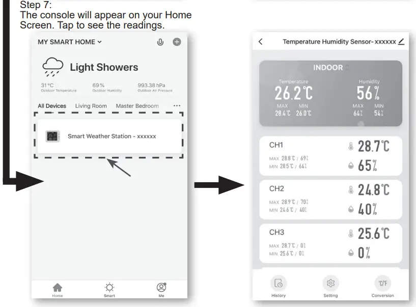 digitech XC0438 Smart Wi Fi Weather Station LCD Colour Display - WEATHER STATION 2