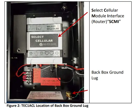Select Entry Systems TEC1ACL Series Release of the Select Cellular - figure 2