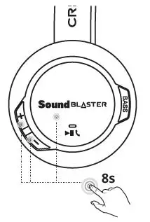 CREATIVE JAM V2 Sound Blaster Headphone 8