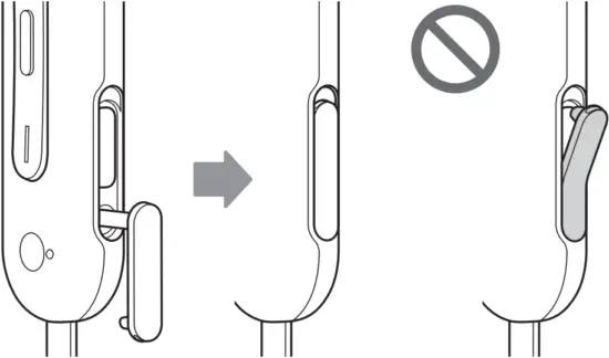 SONY YY2957 - On charging the unit