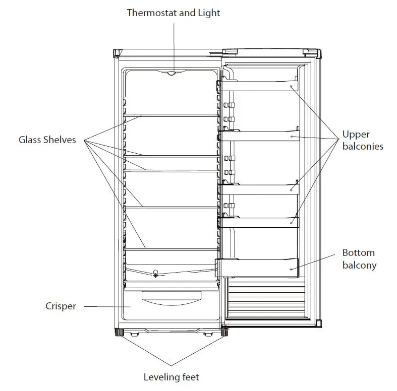 LORD-R4-Monoclimatic-Refrigerator-fig1
