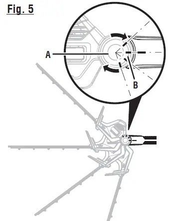 RYOBI-P26010BTLVNM-18V 18 Inch Cordless Battery-Pole-Hedge-Trimmer-FIG-5