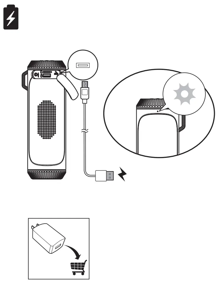 BOSS AUDIO SYSTEM 77206OM Bolt Portable Bluetooth Speaker - fig 1
