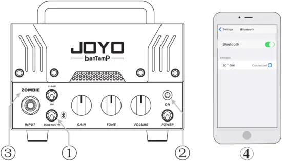 JOYO JCM800 - BT Connection 1