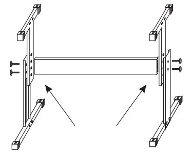 COSTWAY MU70009 61 Key Electronic Keyboard Piano with Lighted Keys and Bench - Assembly Instruction 2