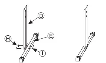 COSTWAY MU70009 61 Key Electronic Keyboard Piano with Lighted Keys and Bench - Assembly Instruction 3