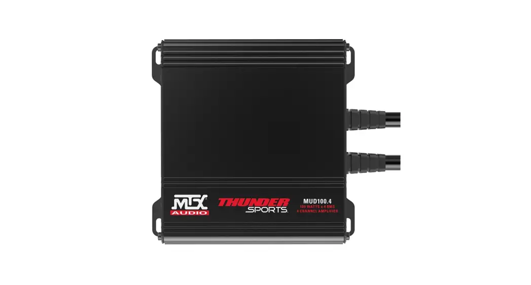 Mtx Mud100.4 Amplifier Owner's Manual Mtx Mud100.4 Amplifier Owner's Manual
