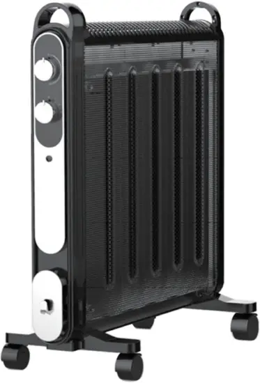 COSTWAY FP10072US-DKA Electric Mica Space Portable Heater