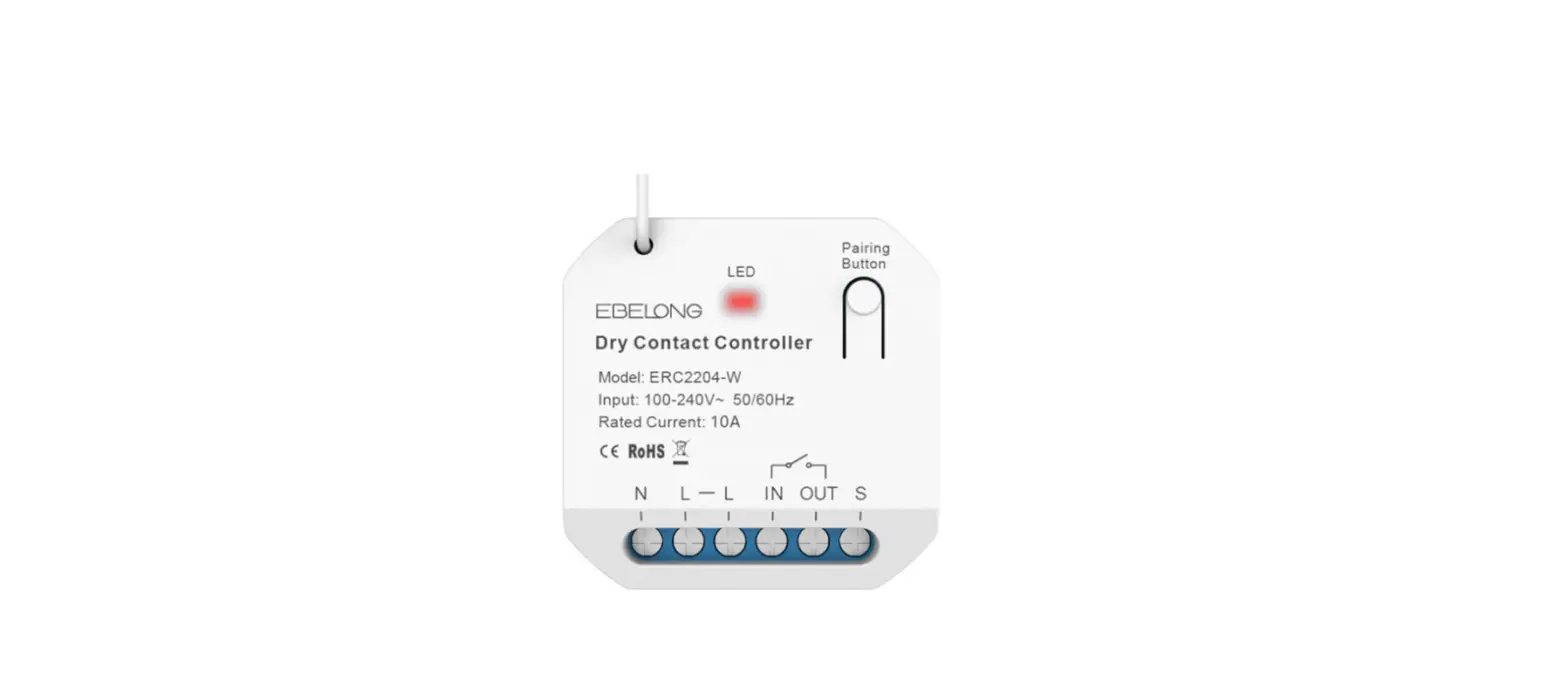 Iebelong Erc2204- W Wifi Dry Contact Controller User Guide