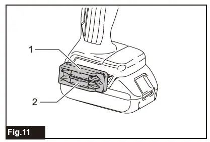 makita DDF485 Cordless Driver Drill fig 11