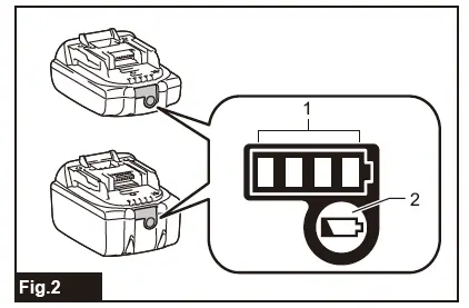 makita DDF485 Cordless Driver Drill fig 2