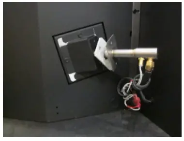 TRAVIS INDUSTRIES 94400952 Greenstart Igniter For Large Hybrid-Fyre Wood Insert - Attach the igniter assembly