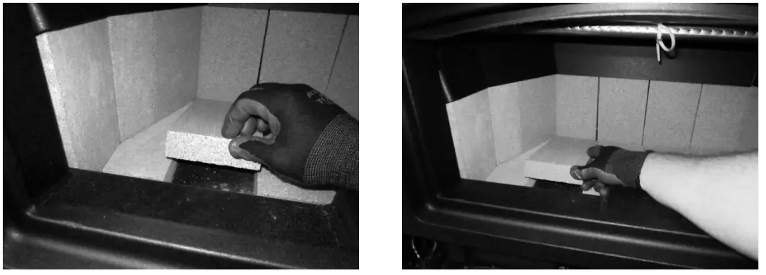 TRAVIS INDUSTRIES 94400952 Greenstart Igniter For Large Hybrid-Fyre Wood Insert - Igniter Installation