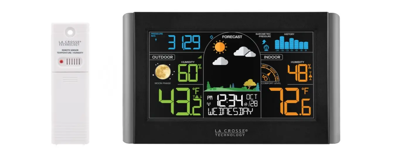 La Crosse Technology S77925 Wireless Weather Station With Atomic Time + Date User Guide