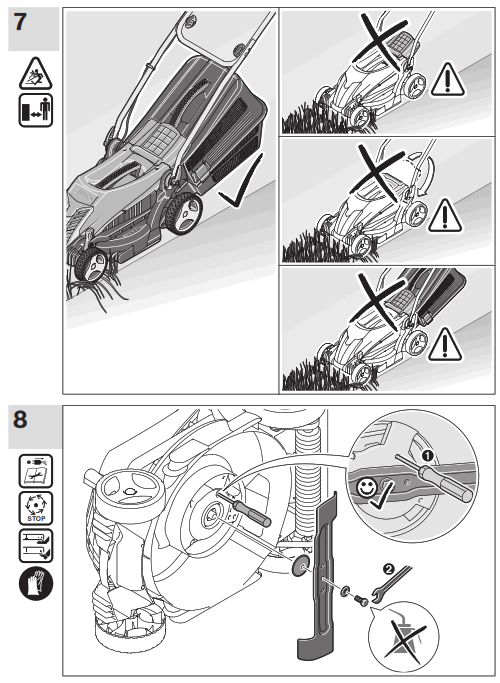 BOSCH ARM 33 Cordless Electric Lawnmower - fig5
