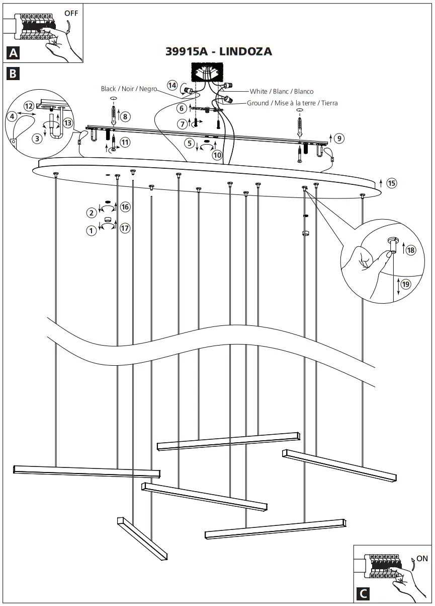 EGLO 39915A Lindoza Pendant Lamp - fig