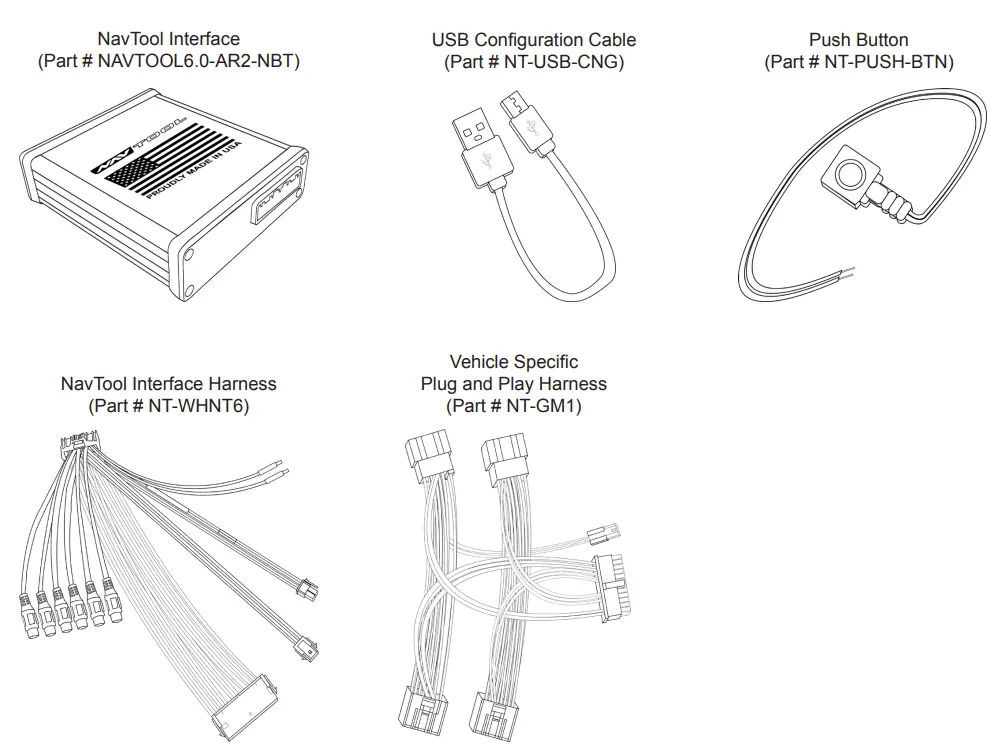 navtool GMC Acadia 2013 2017 VIDEO INTERFACES - box