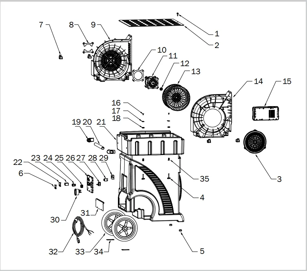 XPOWER AP-1500D Mega Air Purification - fig1