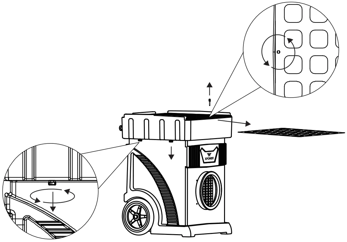 XPOWER AP-1500D Mega Air Purification - fig11