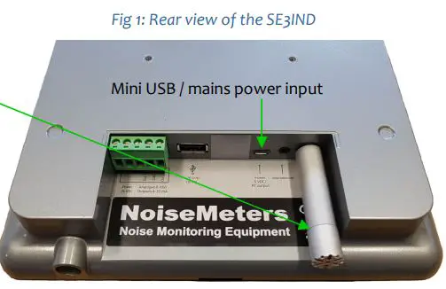 NoiseMeters SE3IND Advanced Noise Warning Sign 1