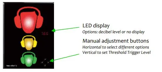 NoiseMeters SE3IND Advanced Noise Warning Sign 3