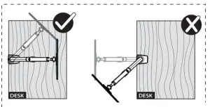 Pay attention while clamp install