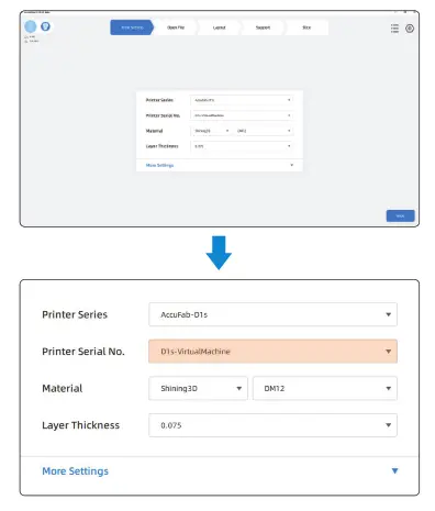 SHINING 3D AccuFab D1s Dental 3D Printer - Series4
