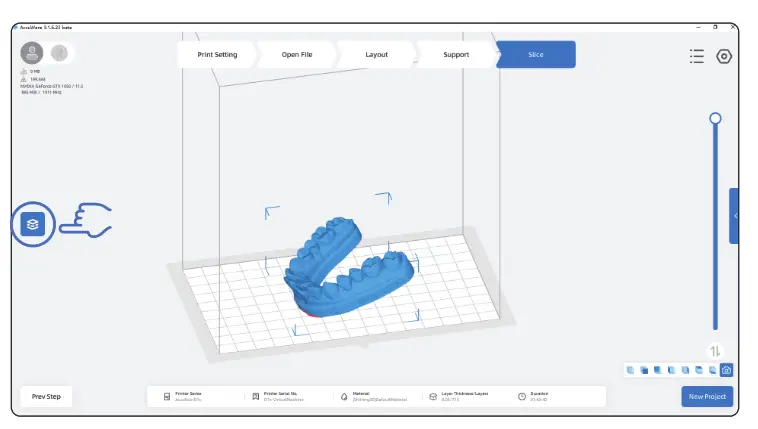 SHINING 3D AccuFab D1s Dental 3D Printer - adaptor7