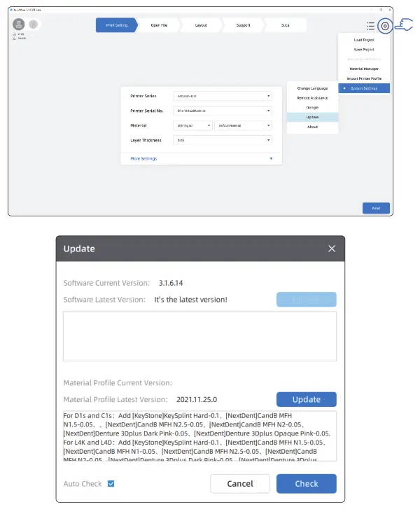 SHINING 3D AccuFab D1s Dental 3D Printer - chamber 4