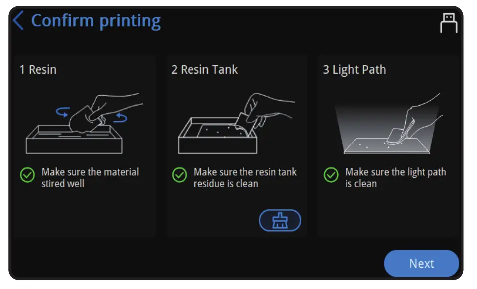 SHINING 3D AccuFab D1s Dental 3D Printer - printing 1