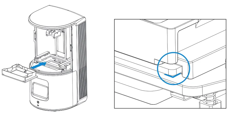SHINING 3D AccuFab D1s Dental 3D Printer - resin tank