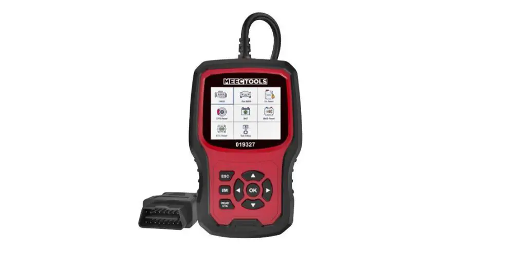 Meec Tools 019327 Fault Code Reader Instruction Manual