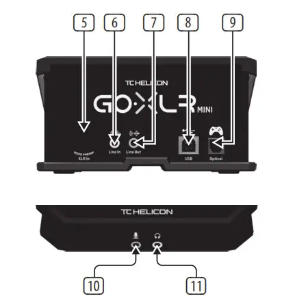 TCHELICOM GO XLR MINI - Controls 2