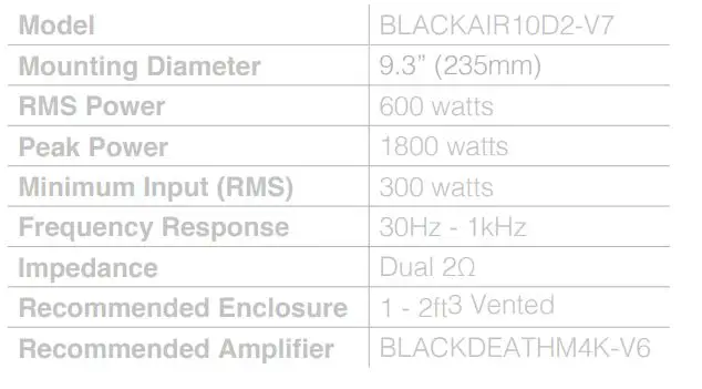 VIBE BLACKAIR15D2-V7 Black Air 15 inch Dual Subwoofer 3