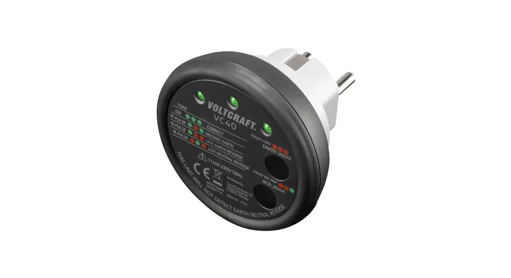 Voltcraft Vc40 Mains Outlet Tester Cat Instructions Voltcraft Vc40 Mains Outlet Tester Cat Instructions