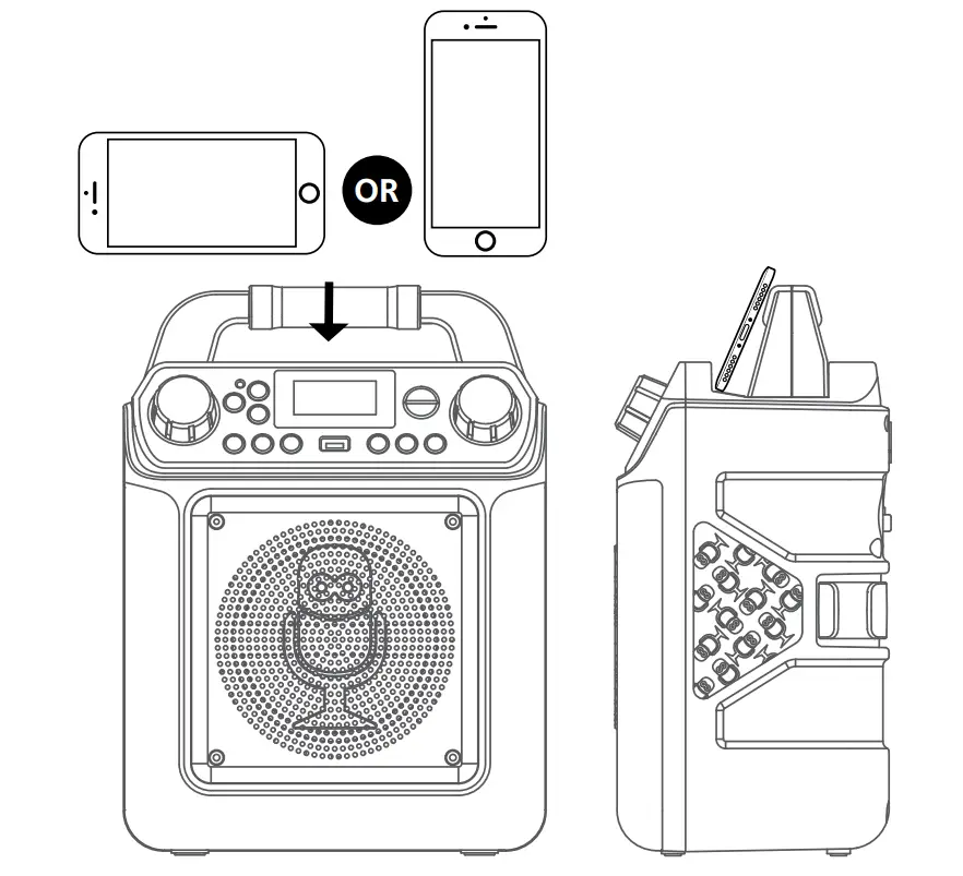 Singing-Machine-SML652B-KHDMI-Groove-Mini-Portable-Karaoke-System-19