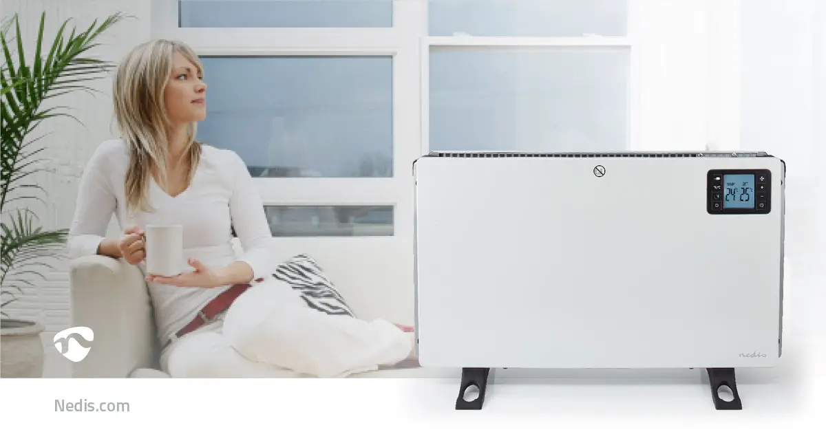 Nedis Htco50fwt Convection Heater With Lcd Display And Remote Control User Manual
