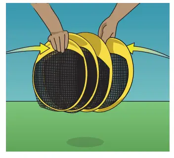 RUKKET SKEE500 Golf Chipping Target Fold Up fig 4