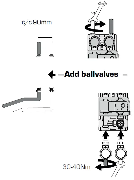 ESBE GRB300 Manifolds for 2 Circulation Units fig 10