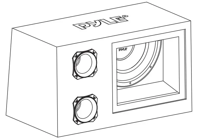 PYLE PLBNPS18 Subwoofer Box System - Figure 1