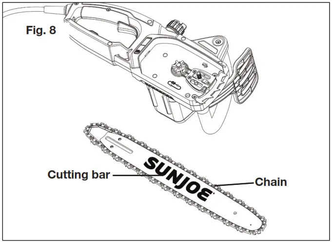 SUNJOE SWJ599E Tree Limb Master Electric Handheld Chains - Fig 11