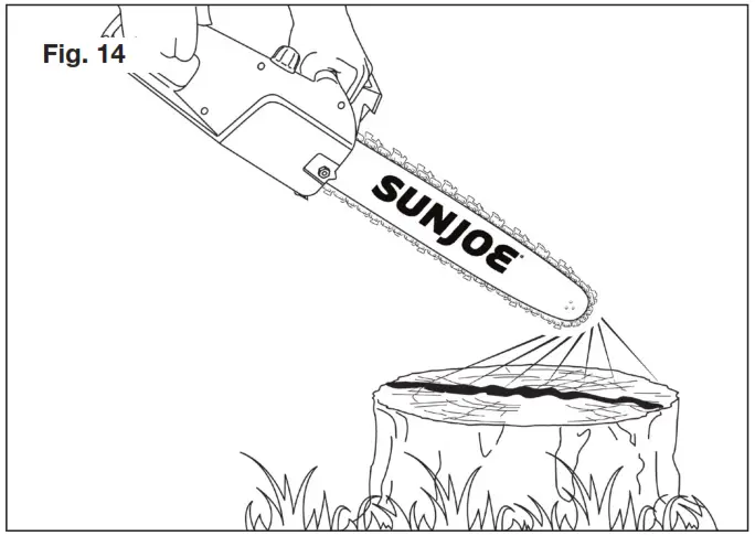 SUNJOE SWJ599E Tree Limb Master Electric Handheld Chains - Fig 18