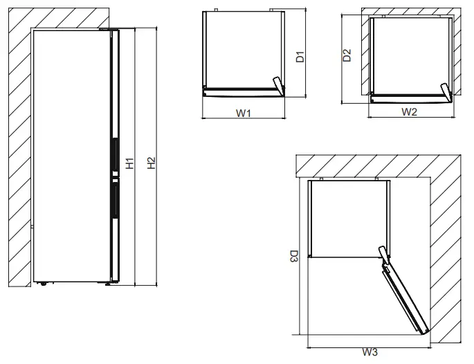 smeg FC18EN1X Frost Free Fridge Freezer - Fig 29