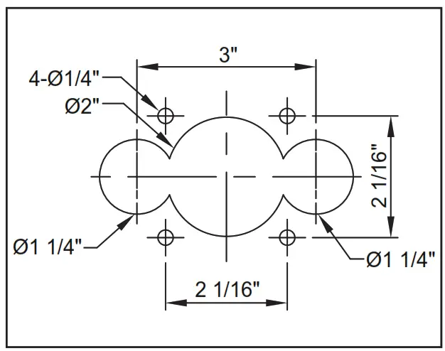 OLYMPIA V-2500B Single-Handle Tub-Shower Pressure Balancing Valve - 6