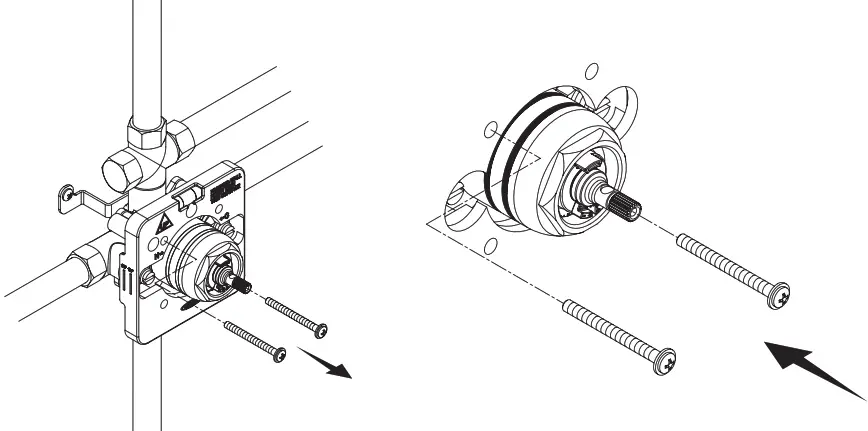 OLYMPIA V-2500B Single-Handle Tub-Shower Pressure Balancing Valve - 7