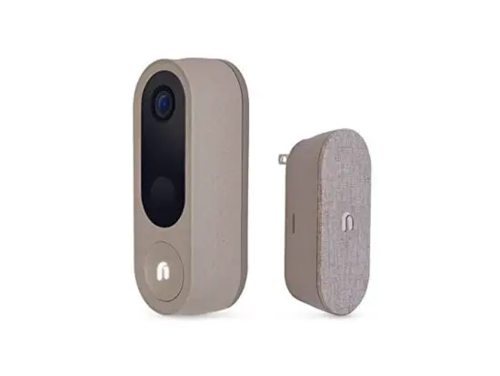 nooie Wireless Video Doorbell + Base Station with Chime